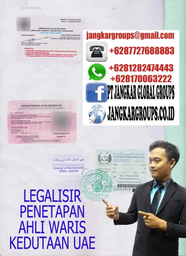 Penetapan ahli waris kedutaan uae