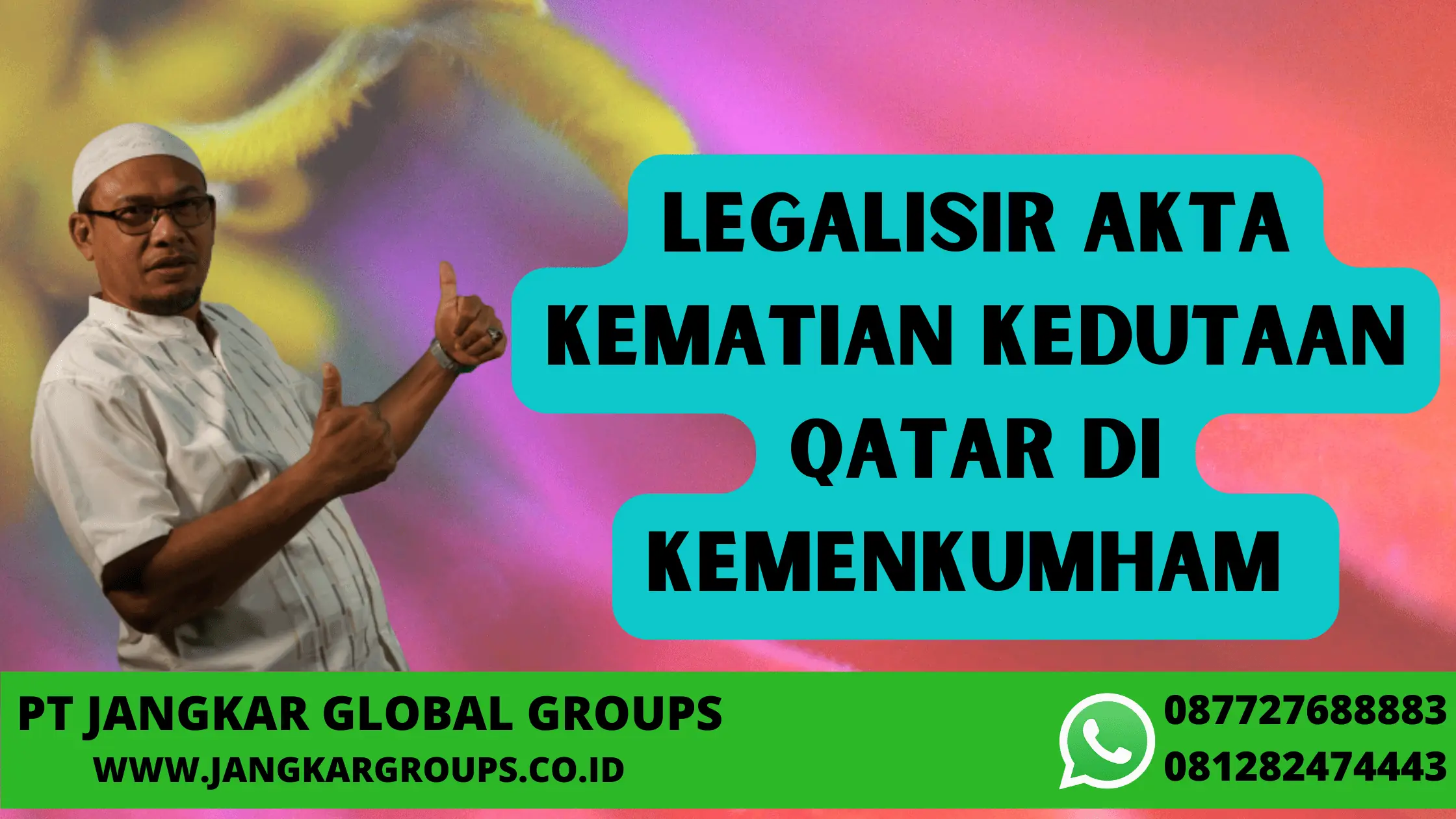 Legalisir Akta Kematian Kedutaan Qatar di kemenkumham 