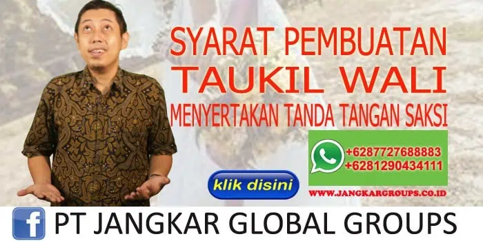 Menyertakan Tanda Tangan Saksi