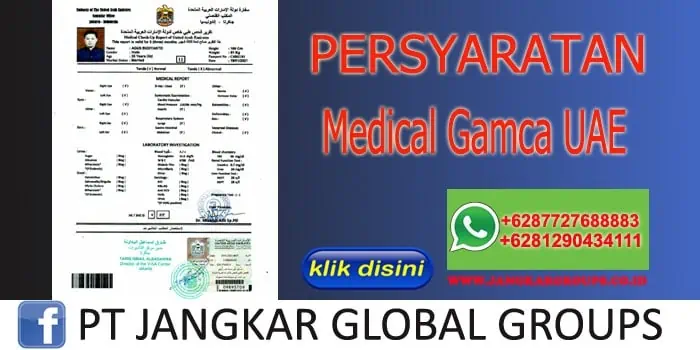 Persyaratan Medical Gamca UAE