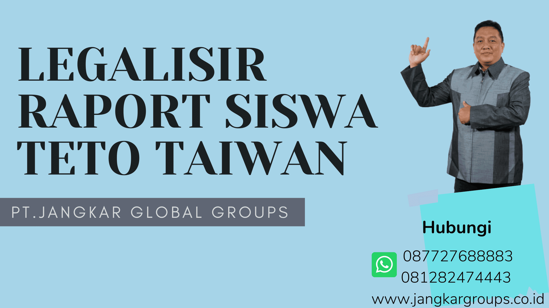 legalisir raport siswa Teto Taiwan