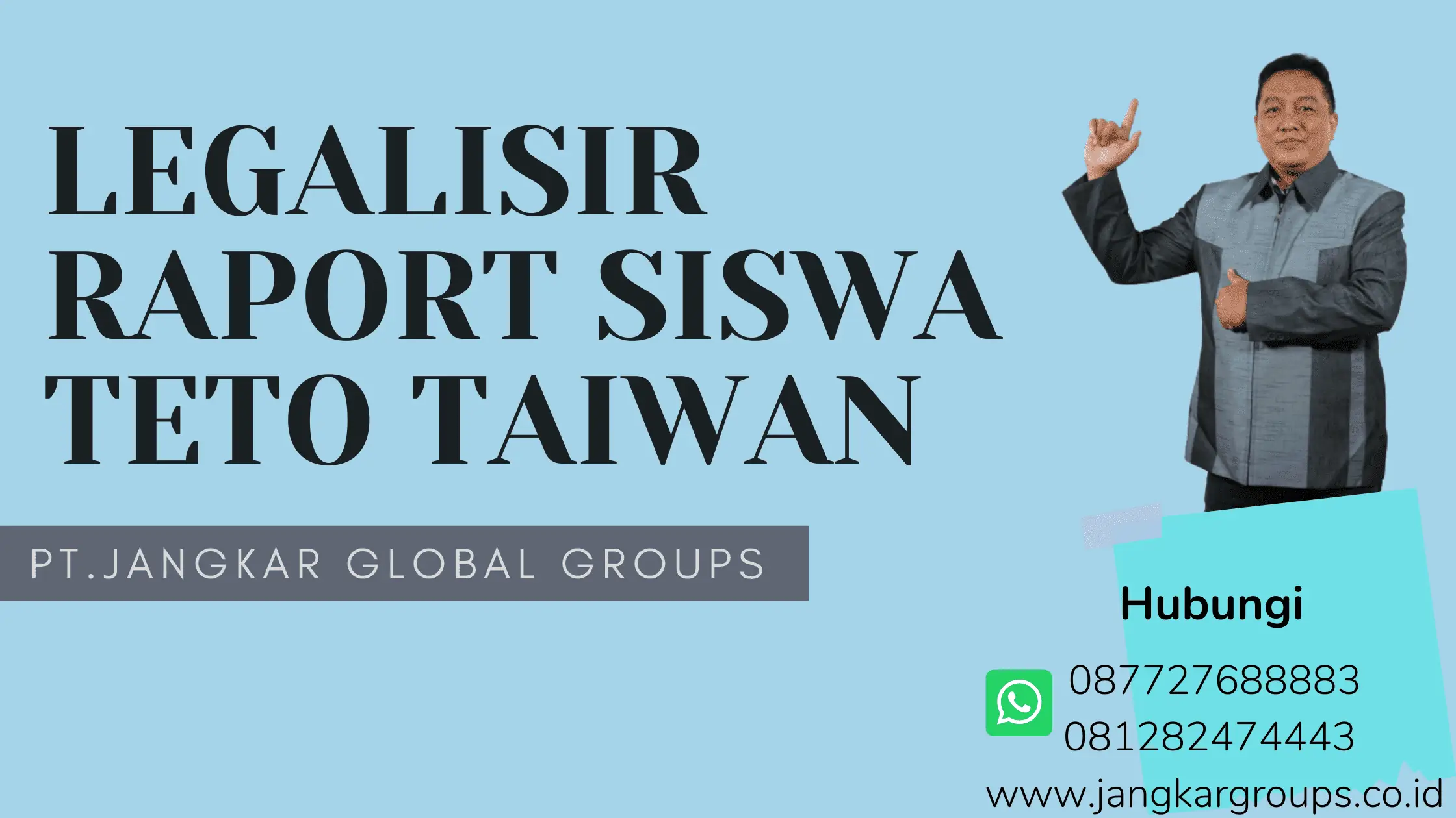 legalisir raport siswa Teto Taiwan