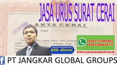 JASA URUS SURAT CERAI