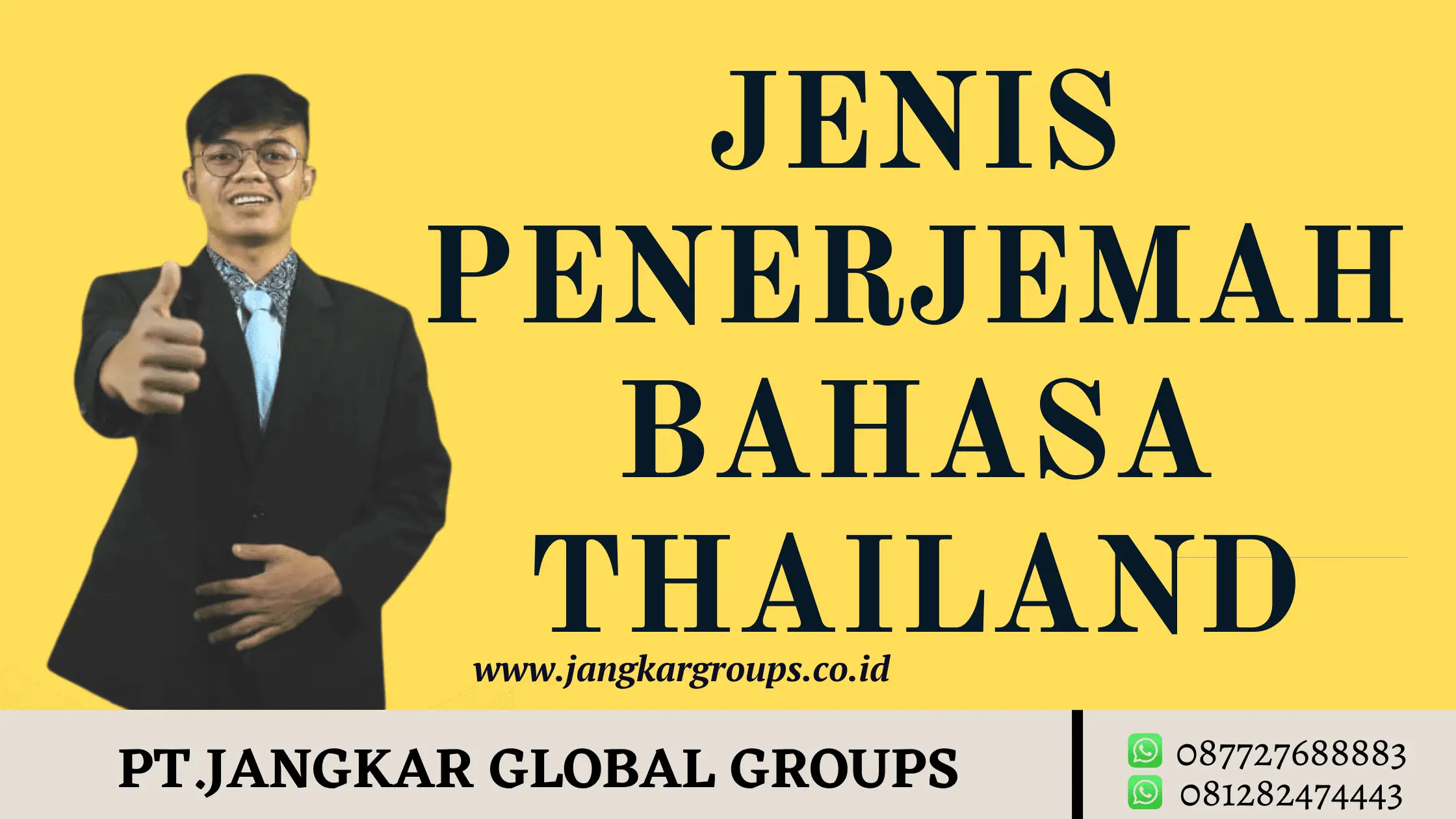 JENIS PENERJEMAH BAHASA THAILAND