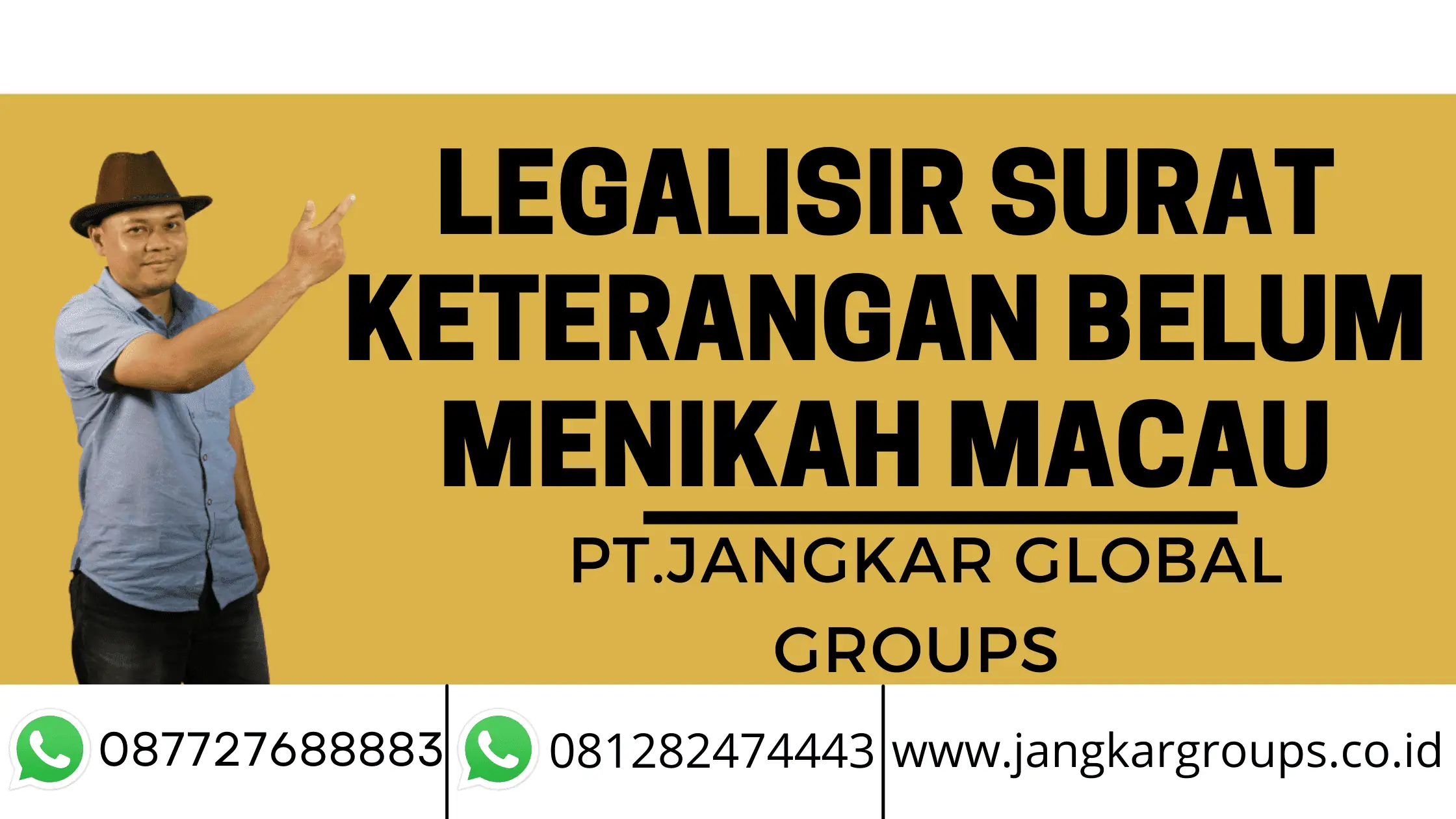 legalisir surat keterangan belum menikah Macau