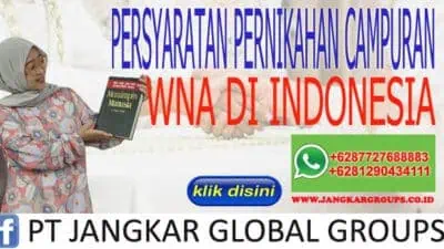 persyaratan pernikahan campuran wna di indonesia