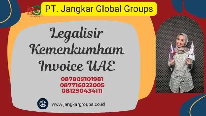 Legalisir Kemenkumham Invoice UAE