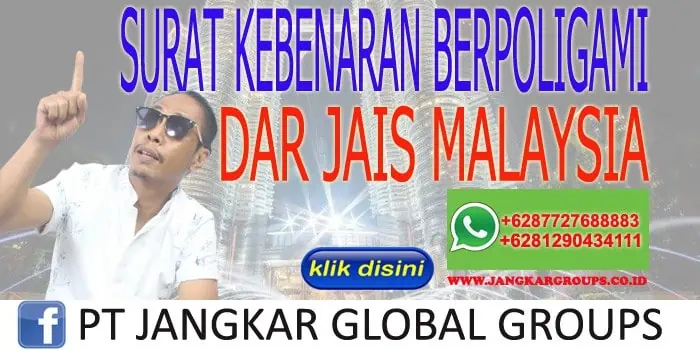 SURAT KEBENARAN BERPOLIGAMI DARI JAIS MALAYSIA