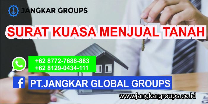 SURAT KUASA MENJUAL TANAH
