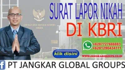 Surat Lapor Nikah di KBRI