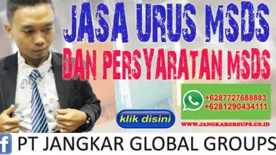 JASA URUS MSDS DAN PERSYARATAN MSDS