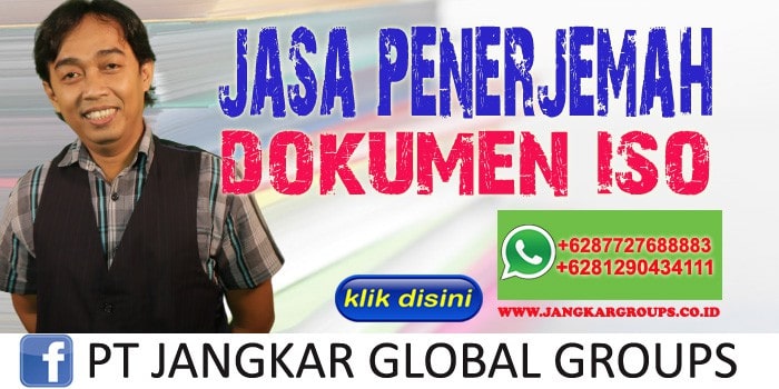 Jasa Penerjemah Dokumen ISO