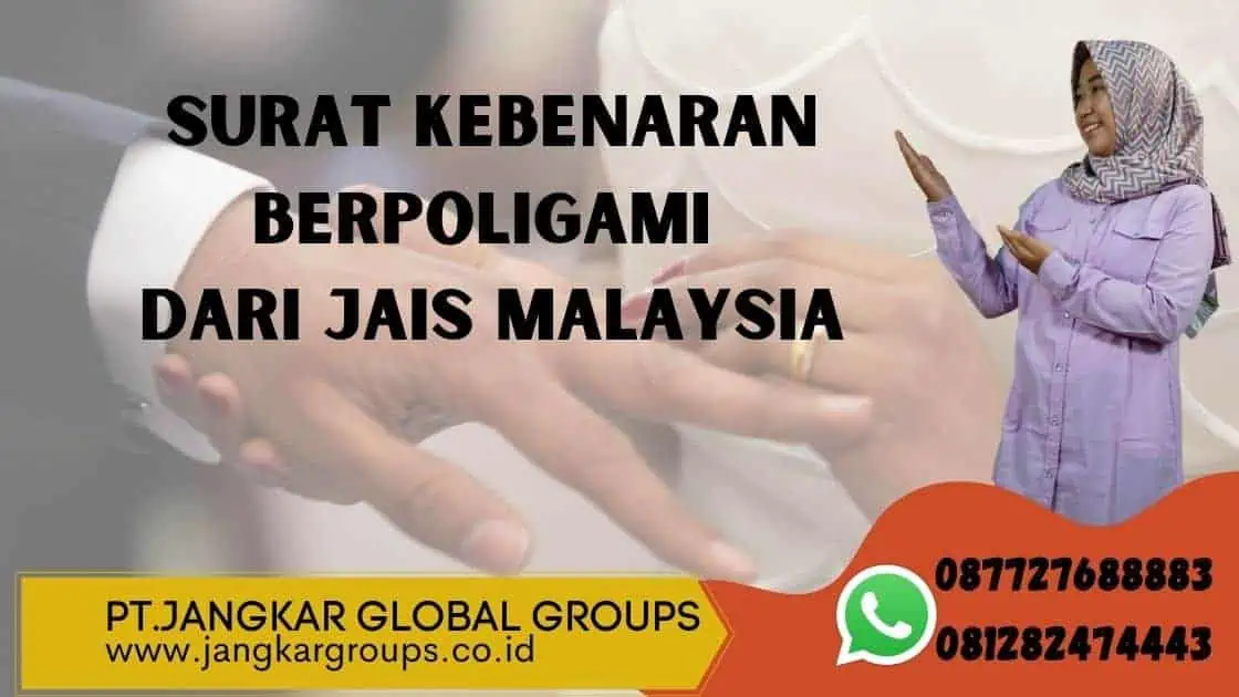  surat kebenaran berpoligami dari Jais Malaysia