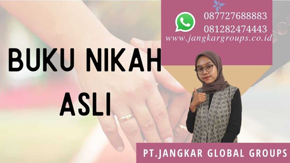 Buku Nikah Asli