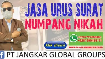 Jasa Urus Surat Numpang Nikah