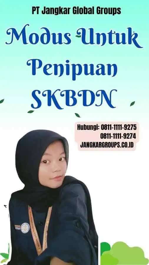 Modus Untuk Penipuan SKBDN