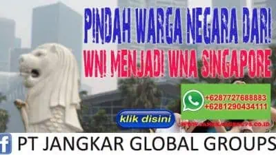 Pindah Warga Negara Dari WNI Menjadi Warga Singapura