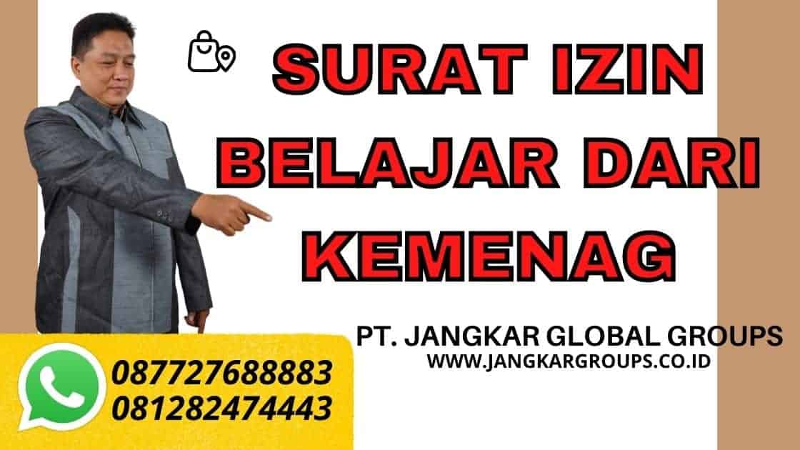 SURAT IZIN BELAJAR DARI KEMENAG