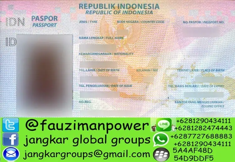 indonesia pasport - Nikah WNA Canada di Indonesia