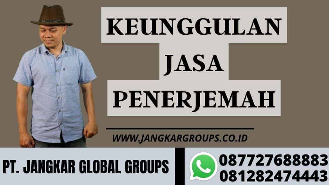 Keunggulan Jasa Penerjemah