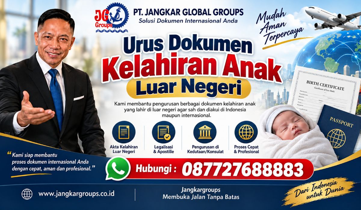 Urus Dokumen Kelahiran Anak Luar Negeri