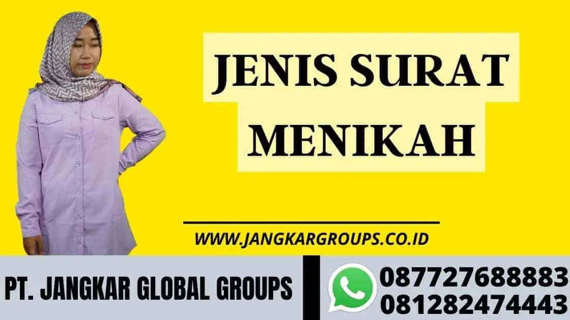 jenis surat menikah