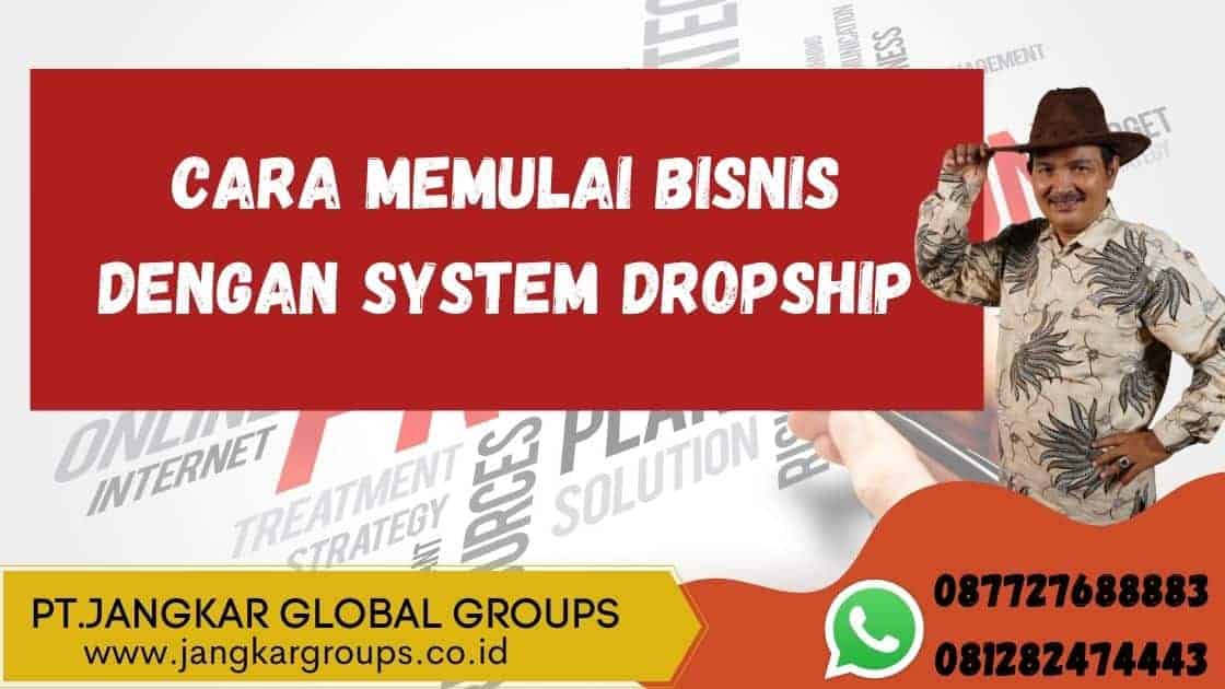 uang dari bisnis online Cara memulai bisnis dengan system dropship