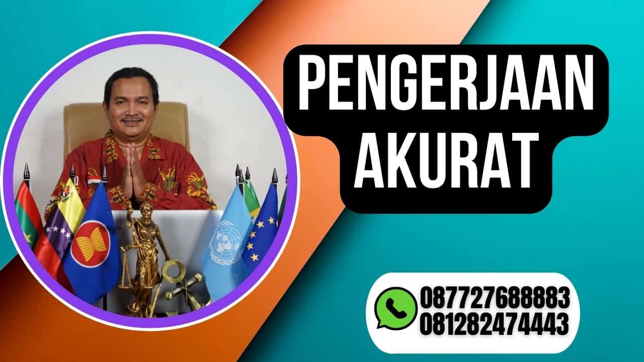 Pengerjaan akurat