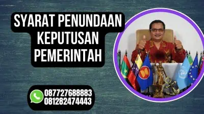 Syarat Penundaan Keputusan Pemerintah