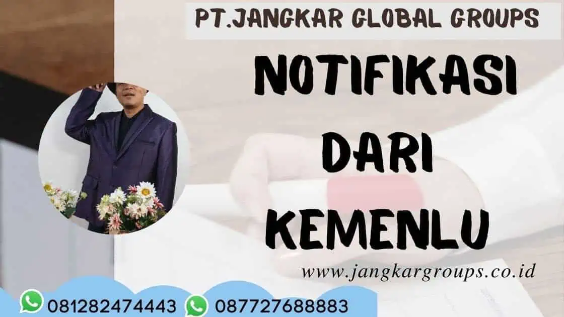 notifikasi dari Kemenlu