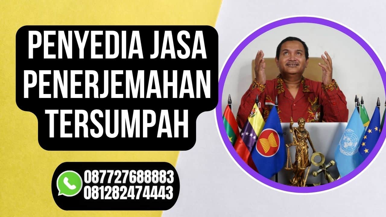 penyedia jasa penerjemahan tersumpah