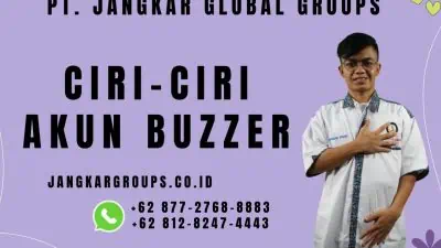 Ciri-ciri Akun Buzzer