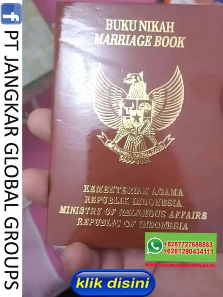 buku nikah marriage book