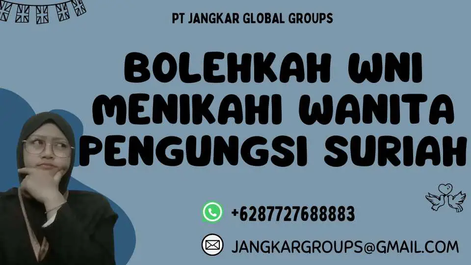 Bolehkah WNI Menikahi Wanita Pengungsi Suriah