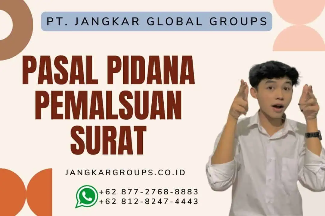 Pasal Pidana Pemalsuan Surat