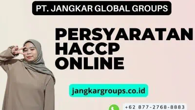 Persyaratan HACCP Online