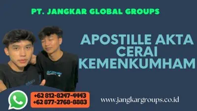 Apostille Akta Cerai Kemenkumham