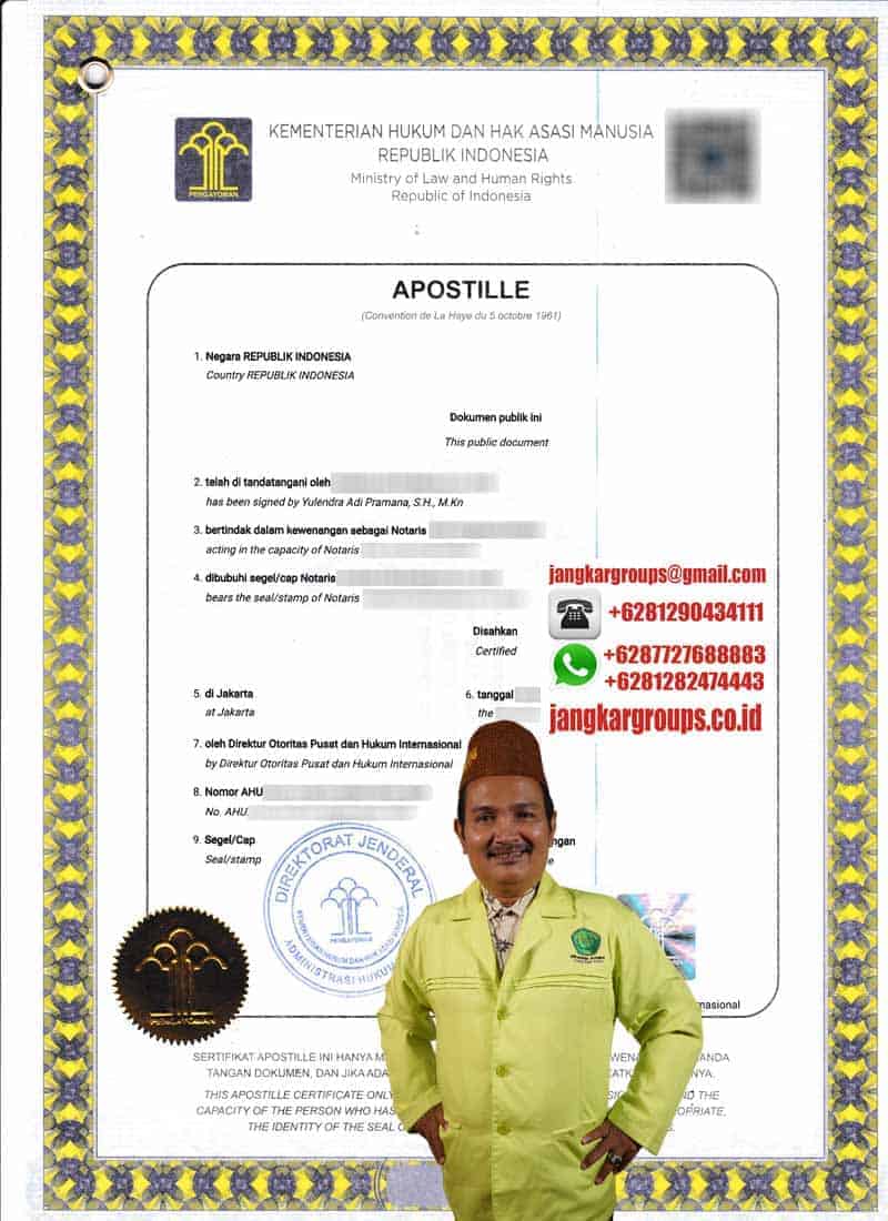 Contoh Apostille Akta Lahir Kemenkumham Contoh Apostille Akta Lahir Kemenkumham