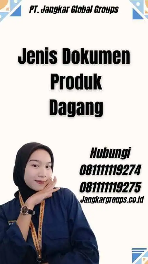 Jenis Dokumen Produk Dagang