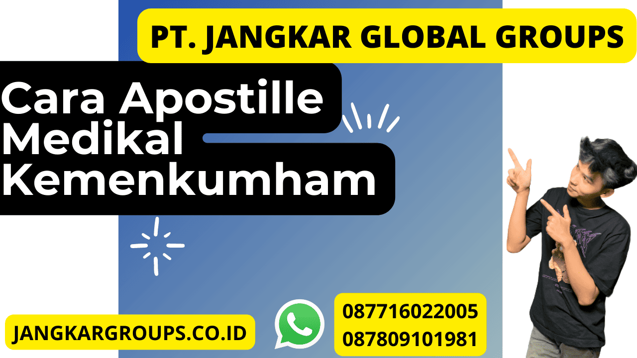 Cara Apostille Medikal Kemenkumham