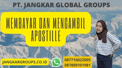 Membayar dan Mengambil Apostille