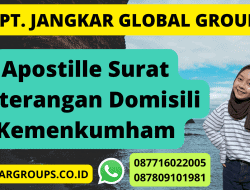 Apostille Surat Keterangan Domisili Kemenkumham