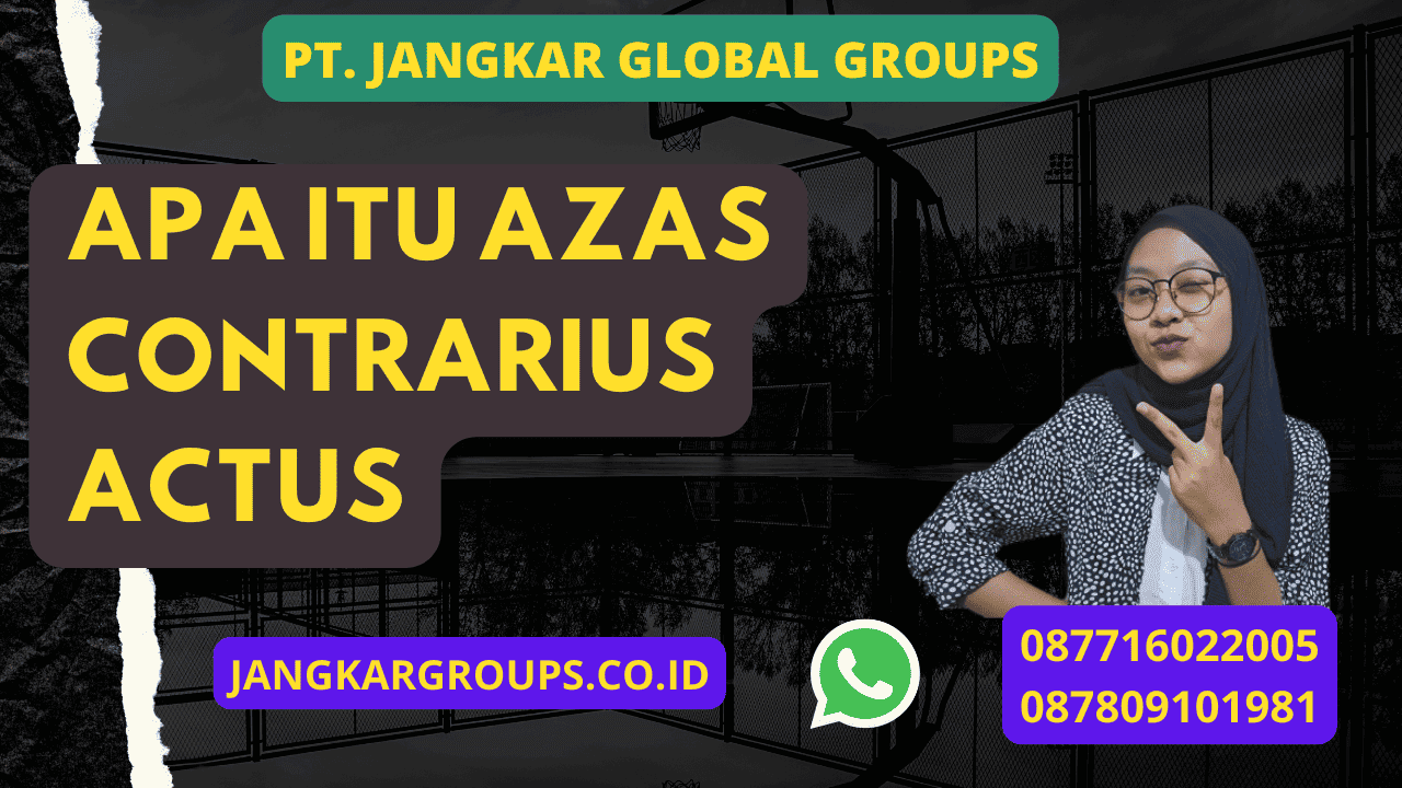 Apa itu azas contrarius actus