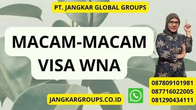 MACAM-MACAM VISA WNA