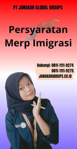 Persyaratan Merp Imigrasi