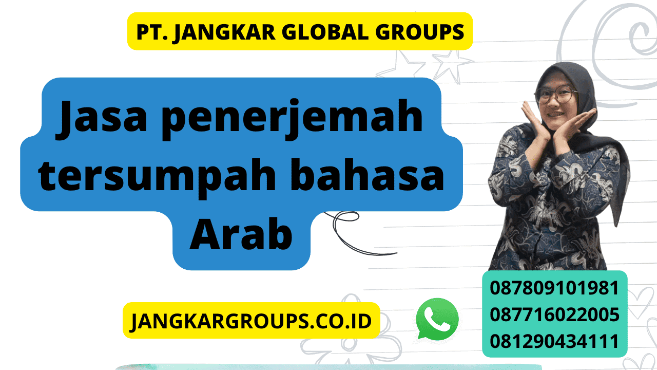 Jasa penerjemah tersumpah bahasa Arab