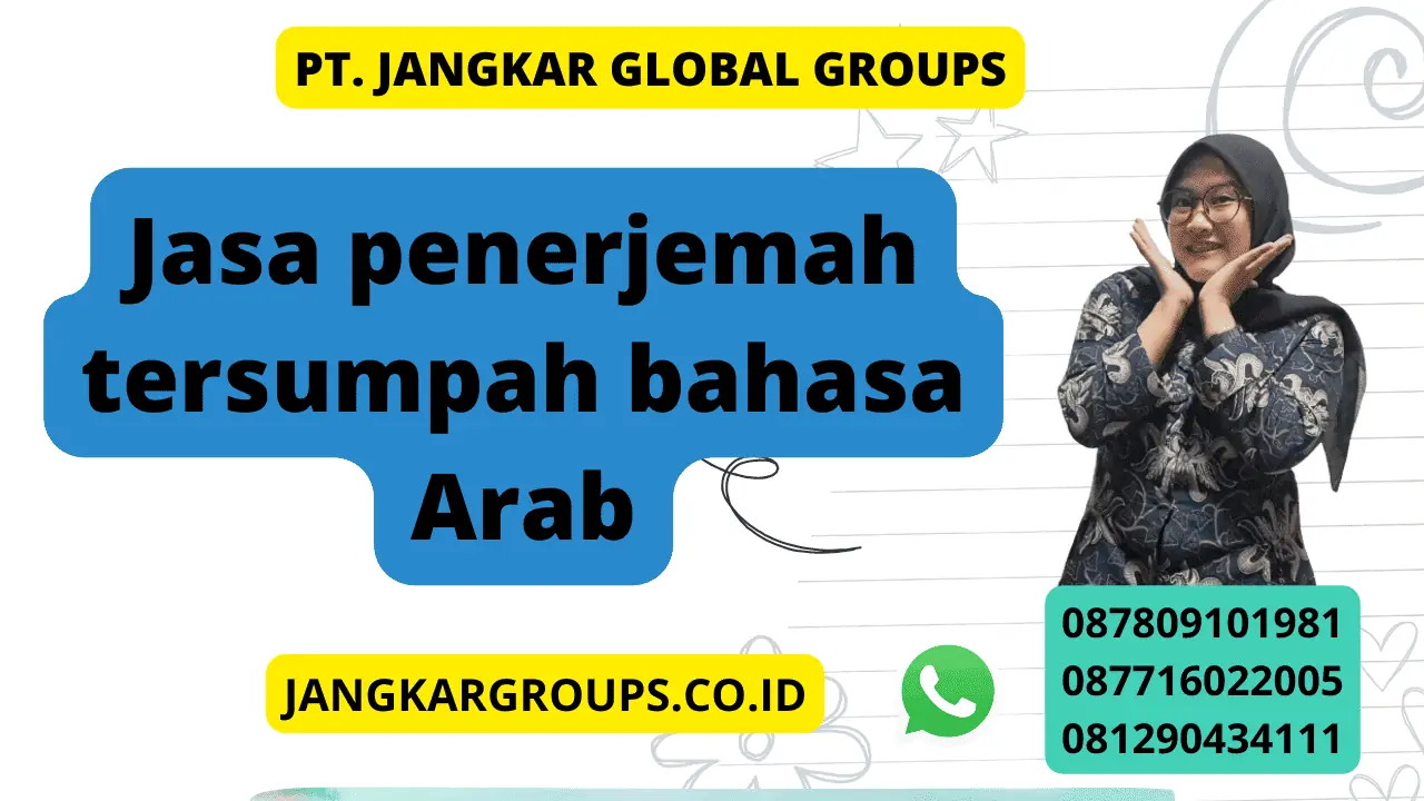 Jasa penerjemah tersumpah bahasa Arab