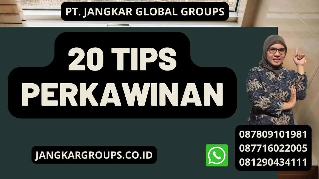 20 Tips Perkawinan