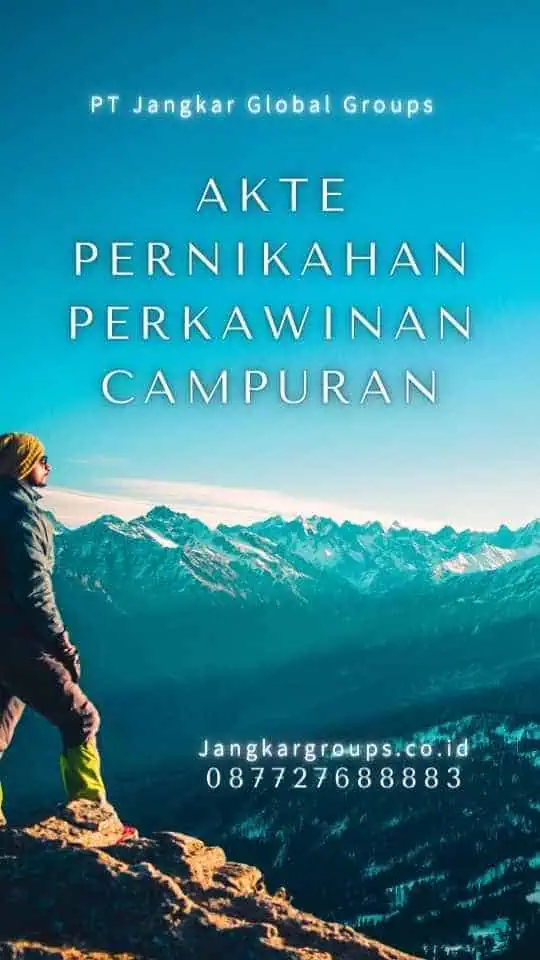 Akte Pernikahan Perkawinan Campuran