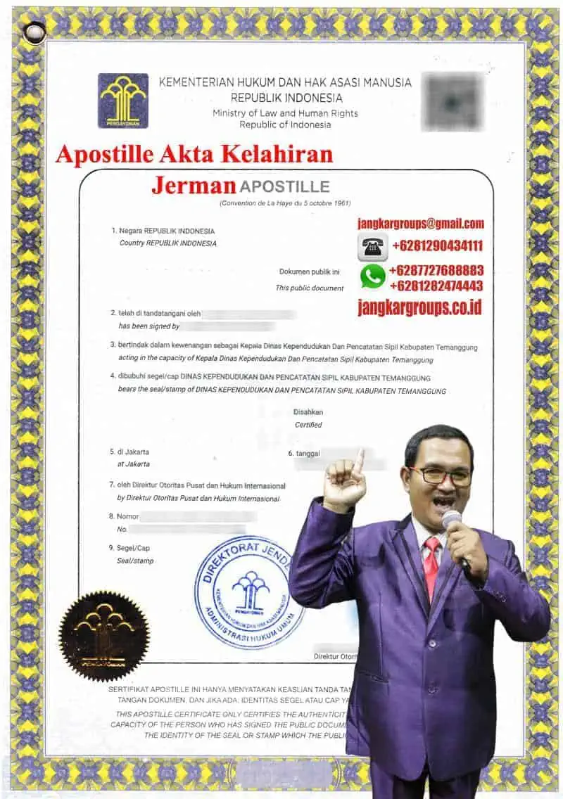 Apostille Akta Kelahiran Jerman